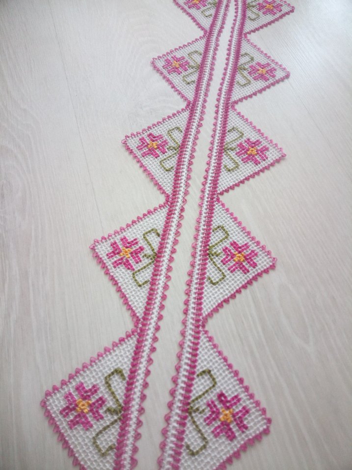 file işi iğne oyası havlu kenarı - Görsel 4