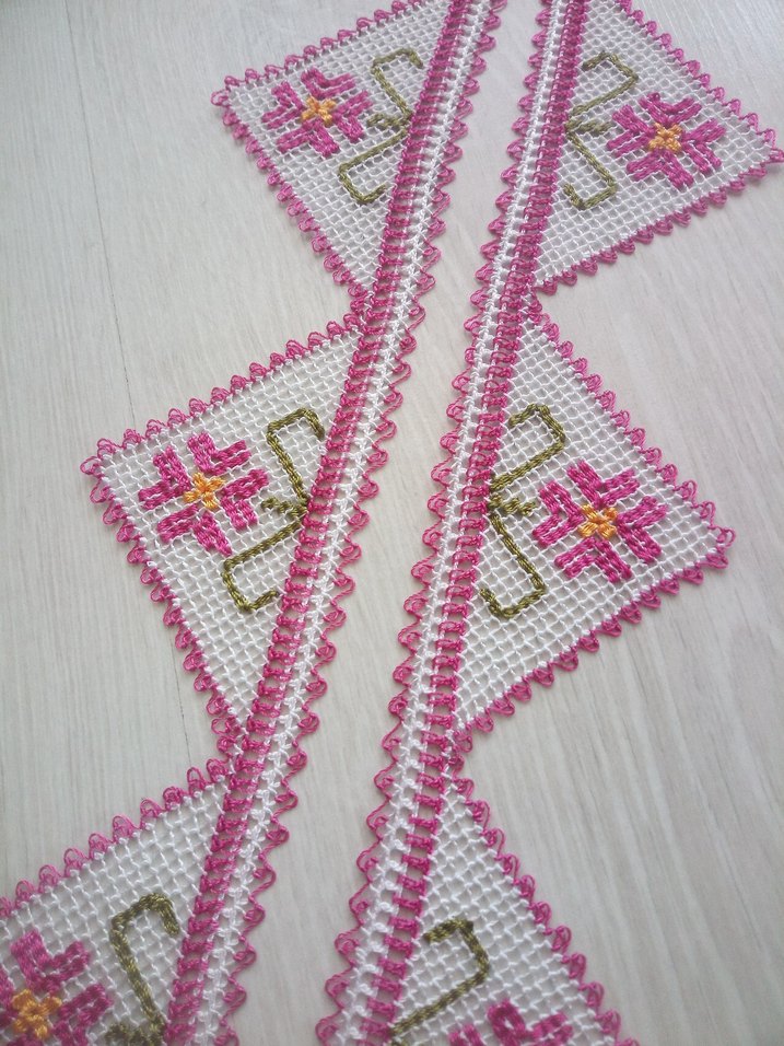 file işi iğne oyası havlu kenarı - Görsel 5