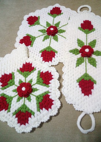 Goncagül 3 lü lif, çeyizlik - Görsel 3