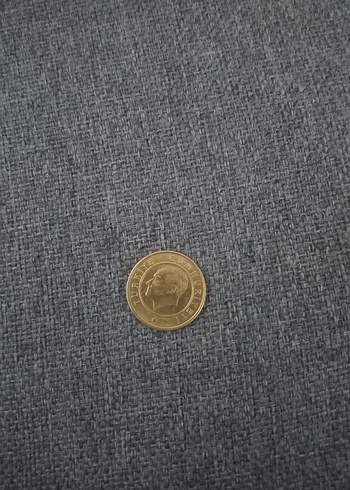 Vintage 25 Kuruş Altın Renk - Görsel 2