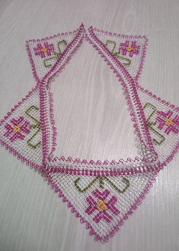 File işi iğne oyası havlu kenarı - Görsel 2