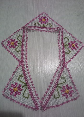 File işi iğne oyası havlu kenarı - Görsel 5