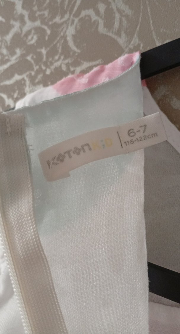 Kız Çocuk Çok Renkli Kolsuz Elbise - Görsel 5