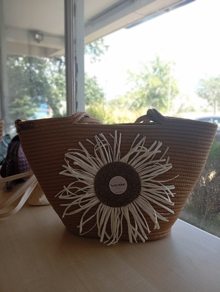 Püsküllü Bohem Örgü Kadın Çanta - Görsel 4