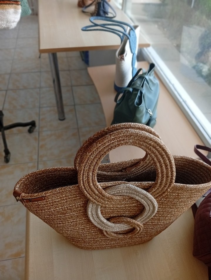 Örgü Detaylı Bohem Kadın Çanta - Görsel 2