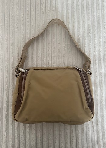 Bej Fermuarlı Kadın Kol Çantası - Görsel 2