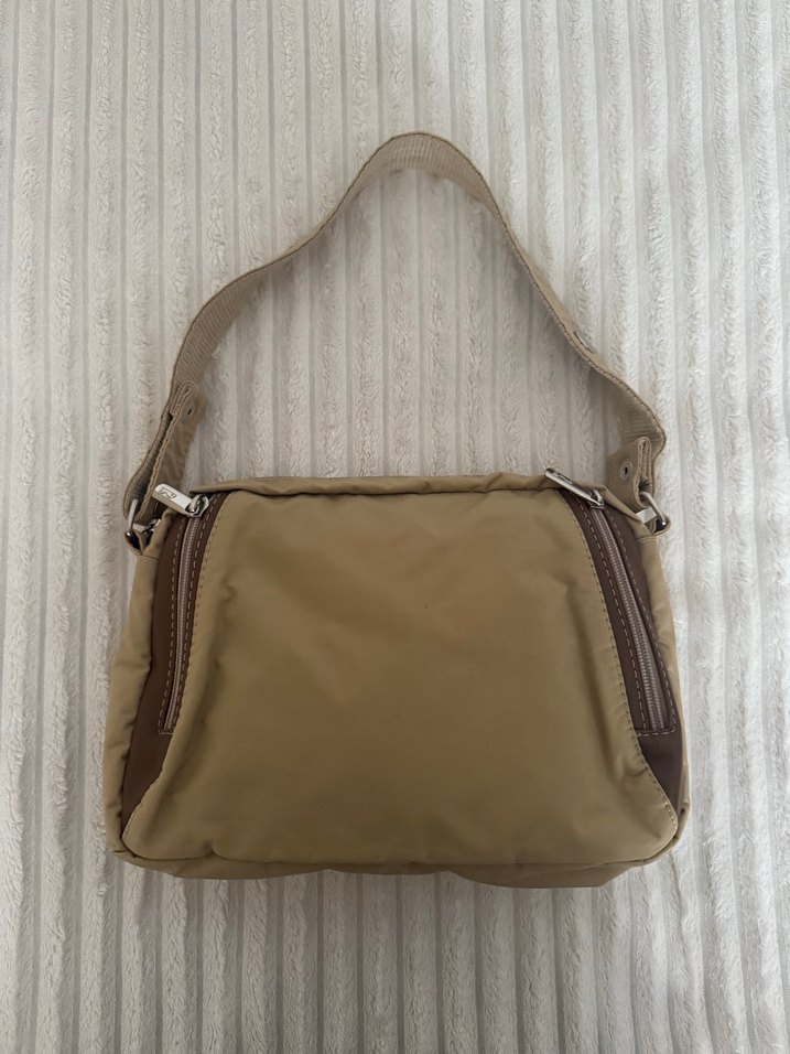 Bej Fermuarlı Kadın Kol Çantası - Görsel 2