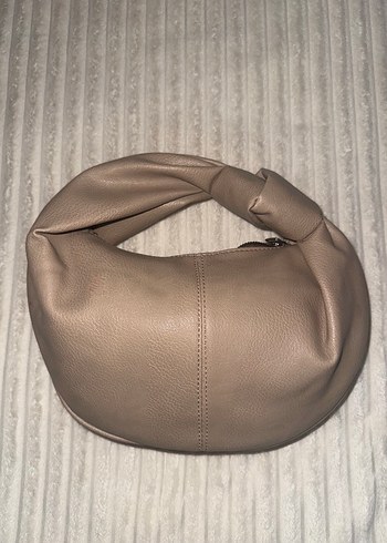 Bej Deri Kadın Çanta - Görsel 5