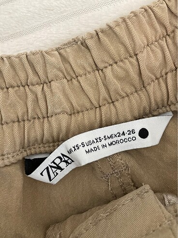 xs Beden camel Renk Zara Pantolon