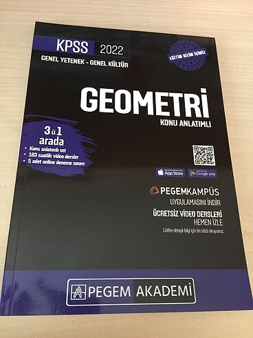 Pegem KPSS Geometri Konu Anlatımlı