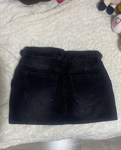 xxl Beden siyah Renk mini kot etek siyah bershka