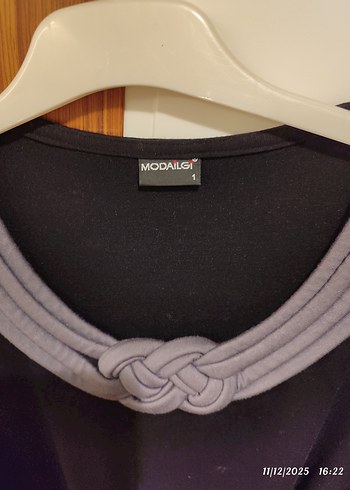 Uzun Siyah  Kadın Elbise - Görsel 2