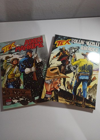 Tex Çizgi Roman Seti - Askeri Mahkeme ve Soluk Yüzlü Birader