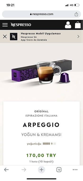 Nespresso kapsül