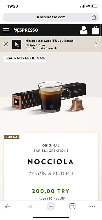 Nespresso kapsül