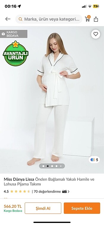 Trendyol & Milla Lohusa pijama takımı