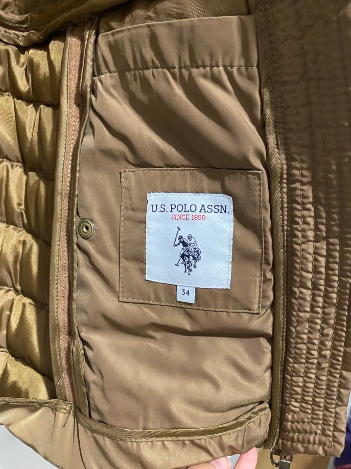 Kahverengi Kadın Uspa Polo Mont - Görsel 2