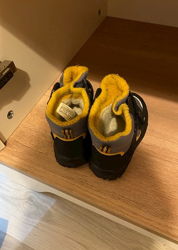 Superfit Erkek Çocuk Gri-Sarı Cırtlı Bot - Görsel 3