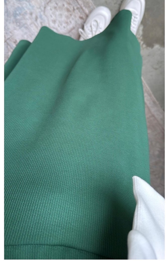 Kadın Salaş Midi Etek - Görsel 2