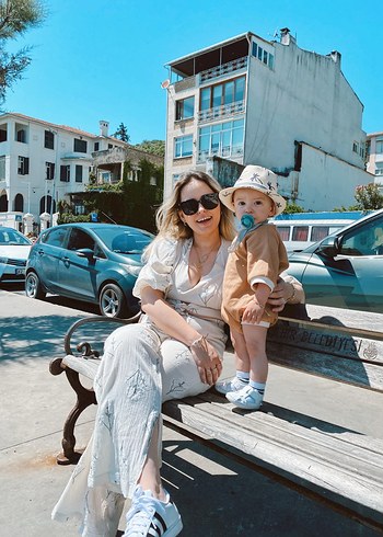 Nakışlı keten takım - Görsel 3