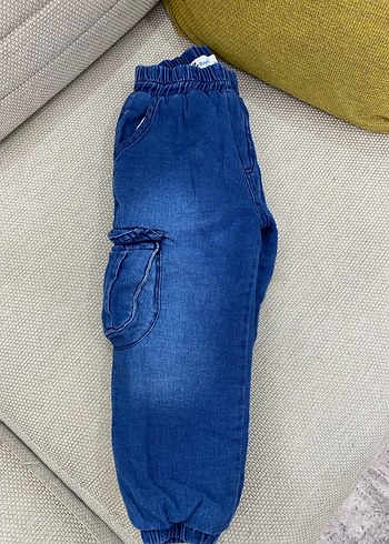 Erkek Çocuk Renkli Bol Kesim Kot Pantolon - Görsel 3