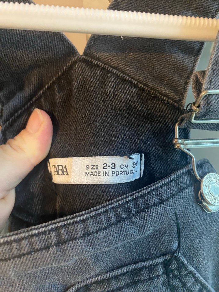 Gri Bohem Tarzı Erkek Çocuk Kot Tulum - Görsel 3