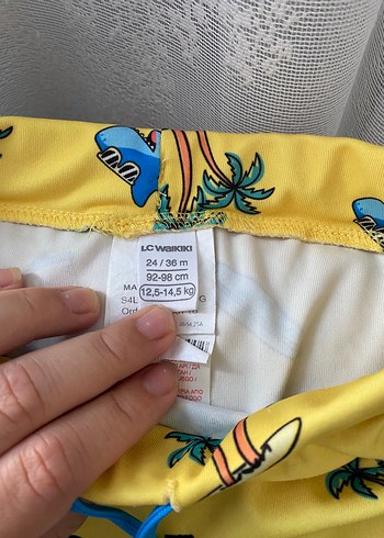 Renkli Baskılı Sarı Erkek Çocuk Mayo - Görsel 2