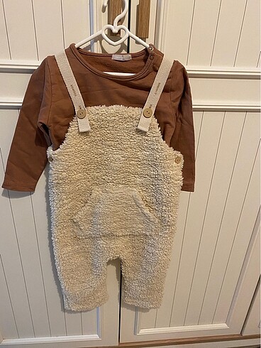 18-24 Ay Beden camel Renk Salopet