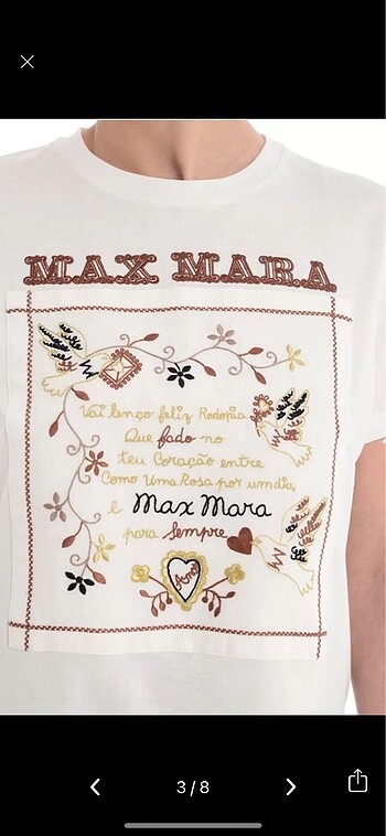 m Beden MaxMara tişört