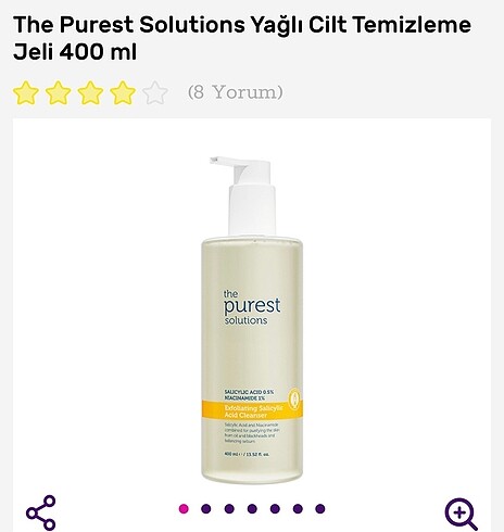 The purest solutions yüz yıkama jeli