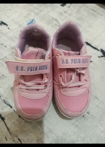 Kız Çocukları İçin Pembe Cırt Cırtlı Spor Ayakkabı - Görsel 4