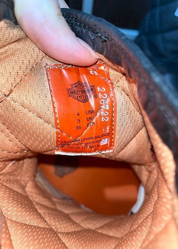 35 Beden siyah Renk Siyah Kadın Harley Davidson Çizme