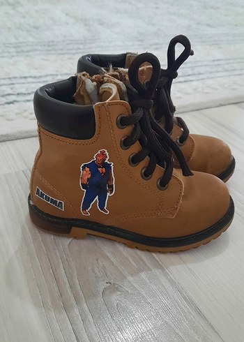Kahverengi Süet Erkek Çocuk Bot