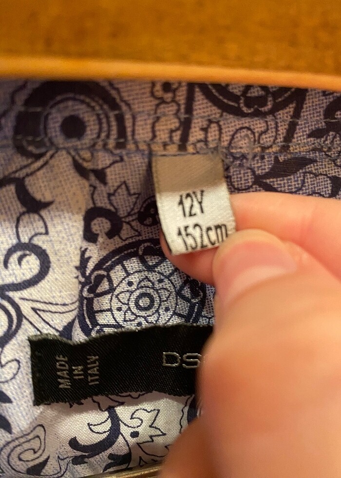 İtalyan marka çocuk gömleği - Görsel 4