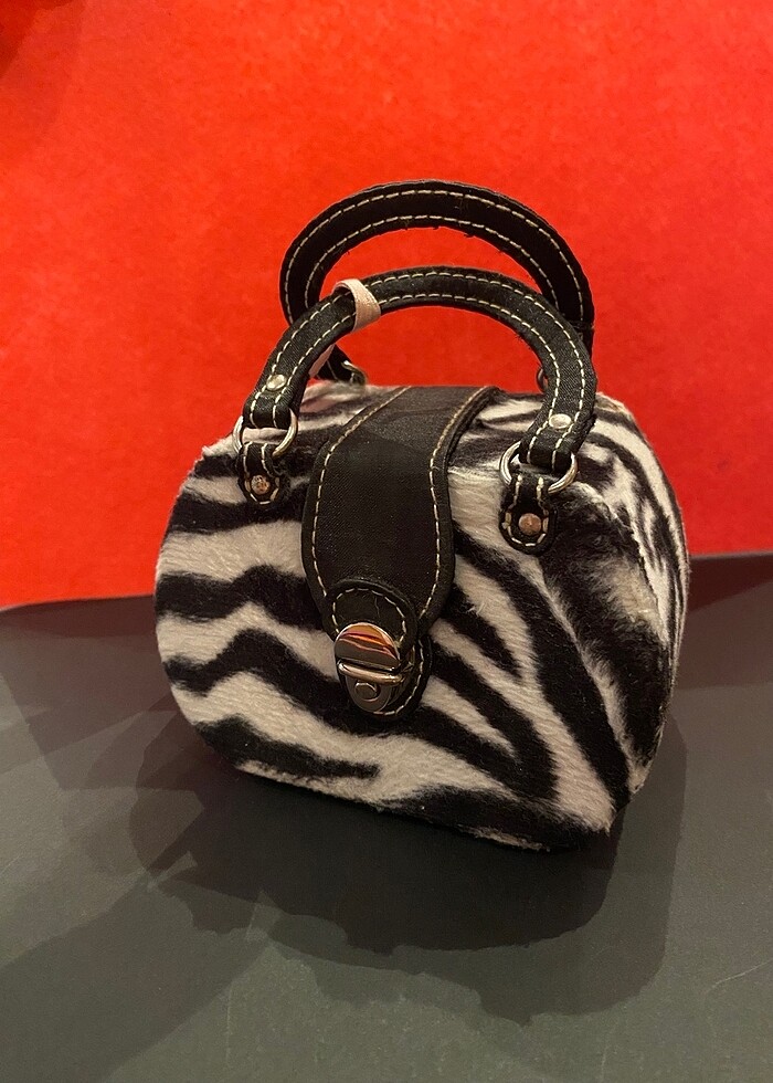 Marks & Spencer Jewellery Box Takı Kutusu Çantası Zebra Desen - Görsel 2