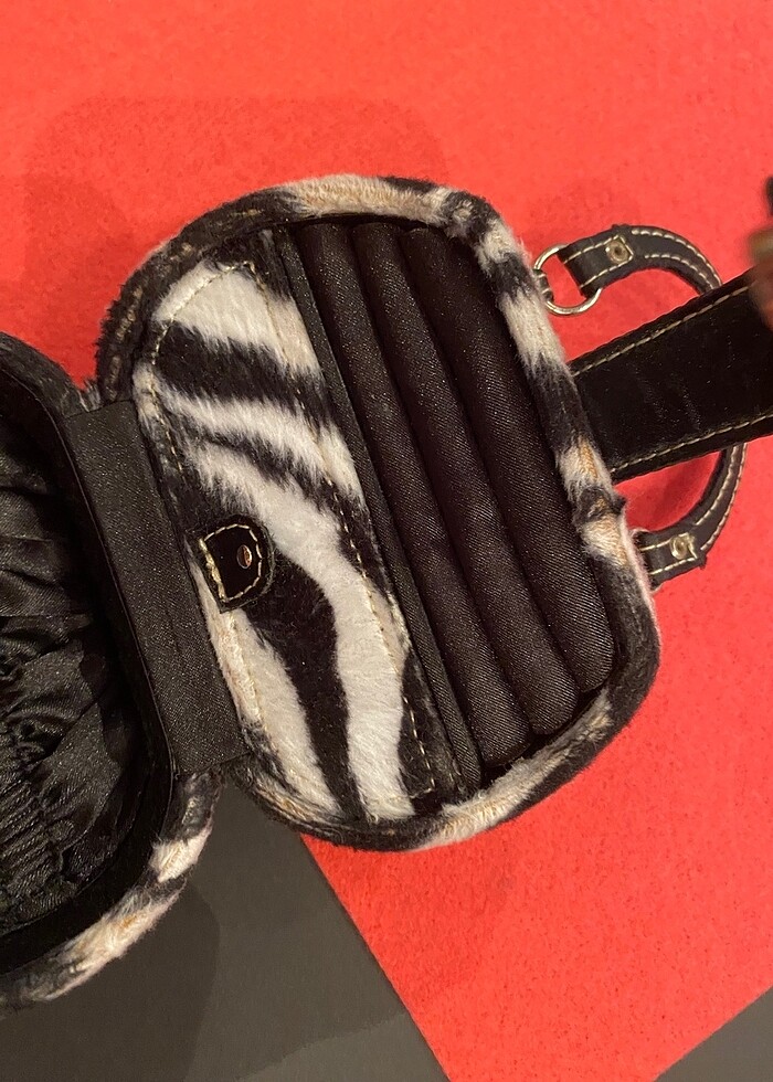 Marks & Spencer Jewellery Box Takı Kutusu Çantası Zebra Desen - Görsel 5