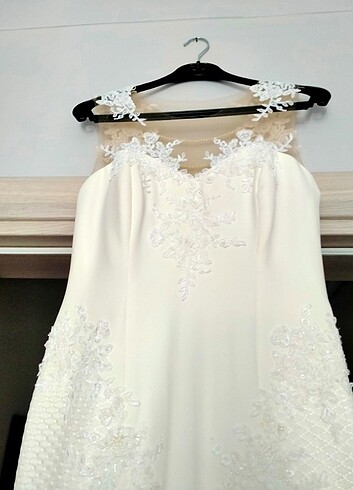 Özel Dikim Kuyruklu Gelinlik - Görsel 5