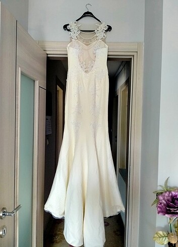 Özel Dikim Kuyruklu Gelinlik - Görsel 7