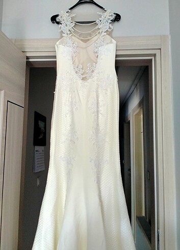 Özel Dikim Kuyruklu Gelinlik - Görsel 8