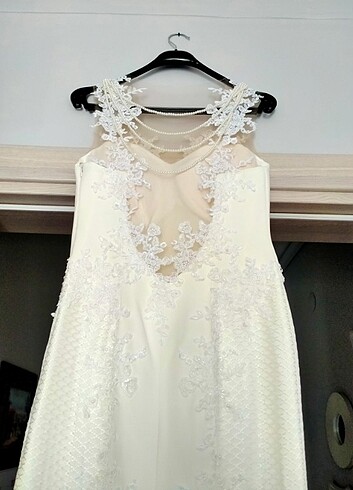 Özel Dikim Kuyruklu Gelinlik - Görsel 9