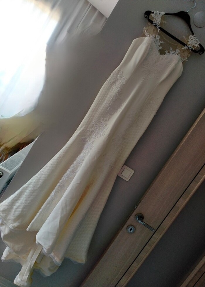 Özel Dikim Kuyruklu Gelinlik - Görsel 4