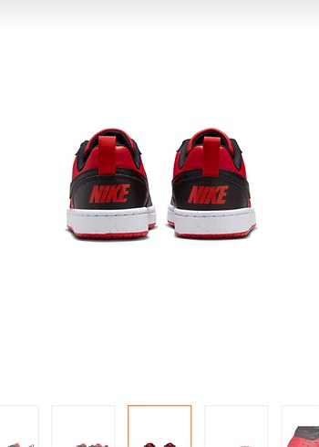 Nike Nike Kadın Court Borough Low kırmızı siyah orijinal