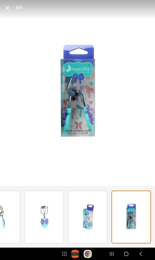 Nascita Renkli Fiyonk Detaylı Kirpik Kıvırıcı - Görsel 3