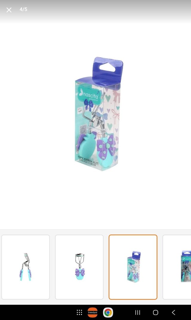 Nascita Renkli Fiyonk Detaylı Kirpik Kıvırıcı - Görsel 2