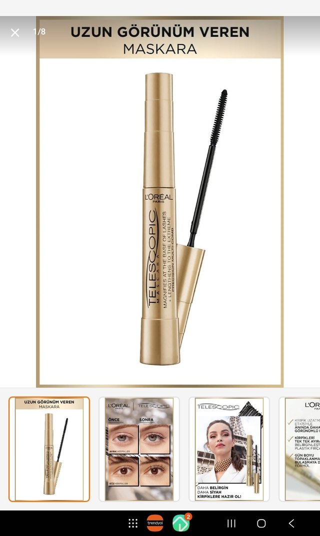 L'Oréal paris Telescopic Maskara - Görsel 2