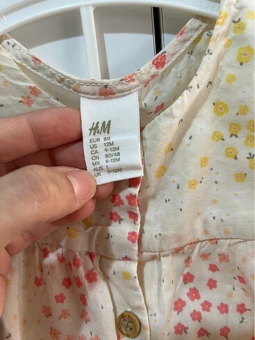 9 Ay Beden H&M 2 li takım