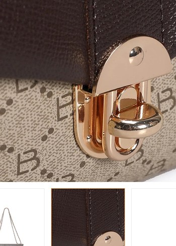 Gold Zincir Detaylı Çanta - Görsel 3