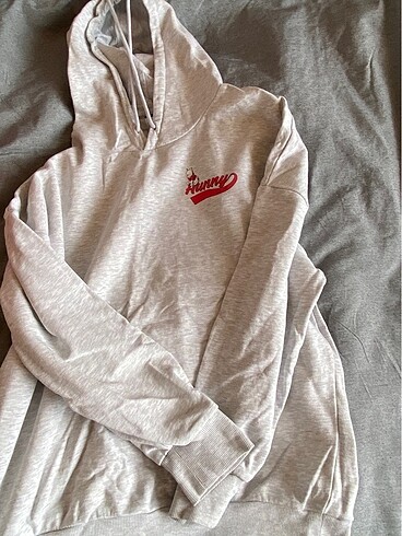 Gri oversize sweatshirt
