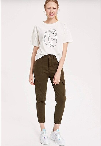 Defacto Defacto Haki Jogger Pantolon