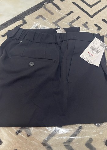 46 Beden Lacivert Pamuk Regular Fit Erkek Pantolon